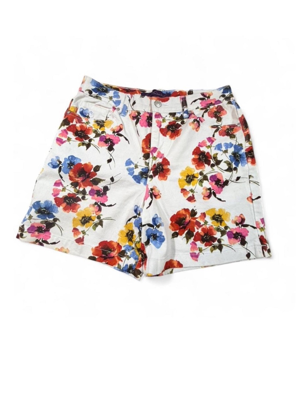 Gloria Vanderbilt Amanda Floral Shorts Cottagecore Coquette Spring Y2K
